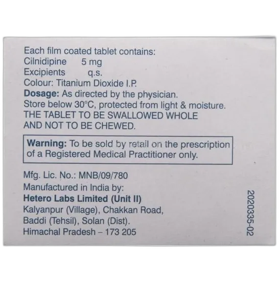 rancil 5mg tablet 10's